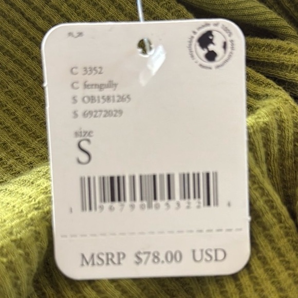 New with tags Free People alabaster thermal - Picture 3 of 16